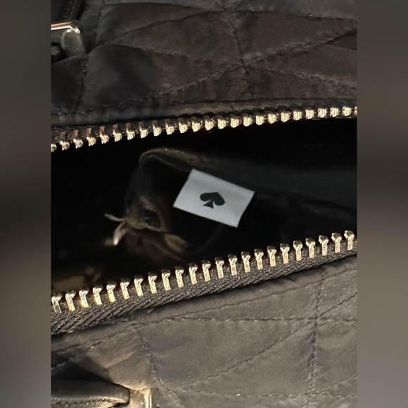 Like new Kate spade Wilson road Carmella quilted black nylon travel bag - Picture 11 of 14